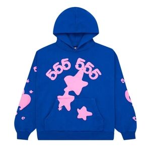 Sp5der Beluga Hoodie 'Blue